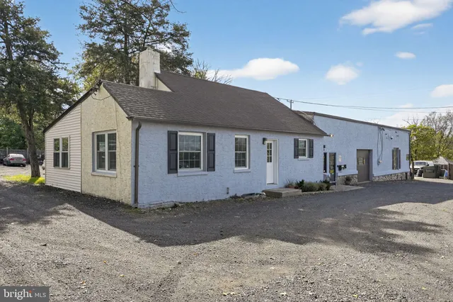 a view of a house with a patio