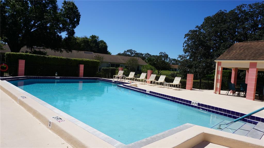 11241 Versailles Lane Port Richey, FL 34668 - Photo 28 of 38 a view of a house with pool and chairs