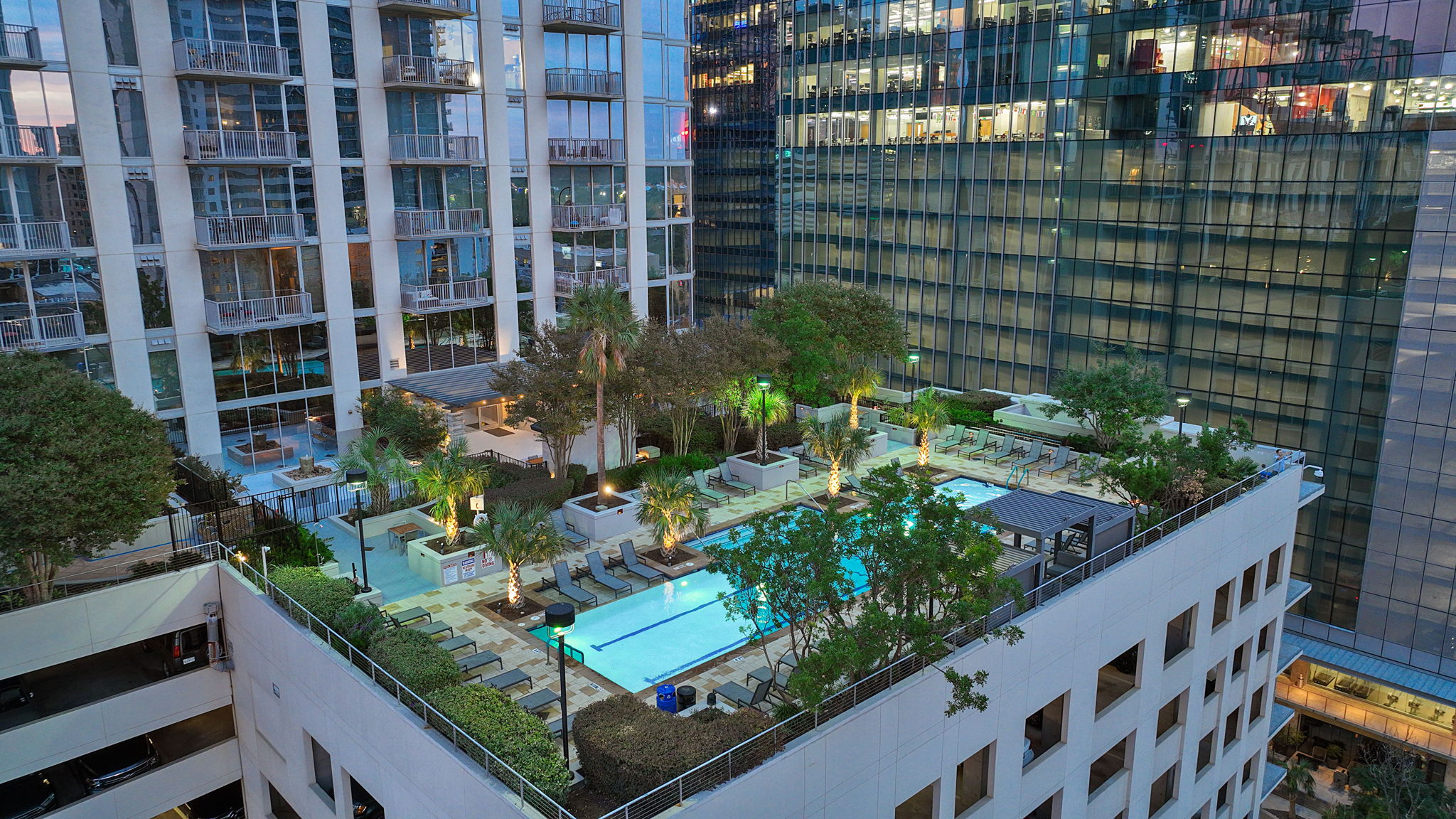 360 Nueces Street, Unit 1303 Austin, TX 78701 - Photo 23 of 40 a view of a garden