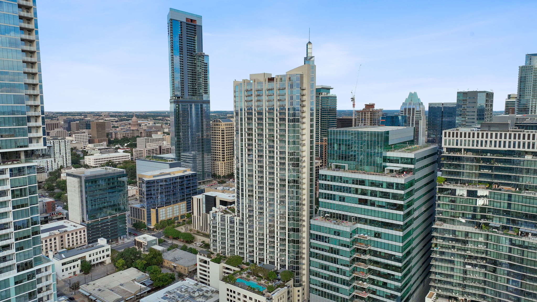 360 Nueces Street, Unit 1303 Austin, TX 78701 - Photo 39 of 40 a view of a city with tall buildings