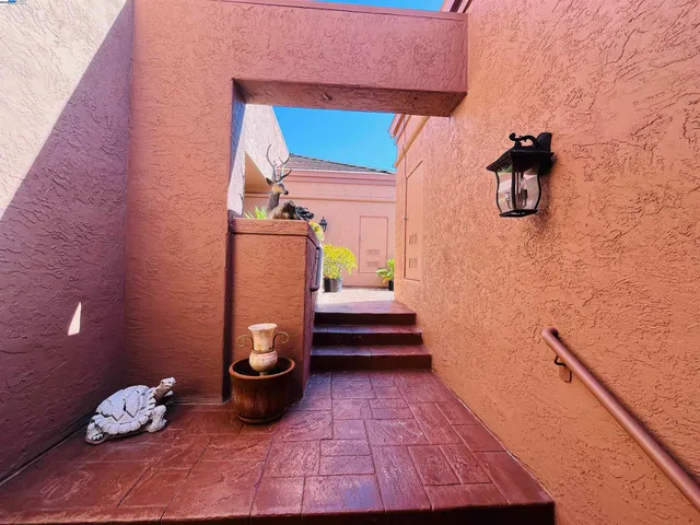 a view of a lake with houses