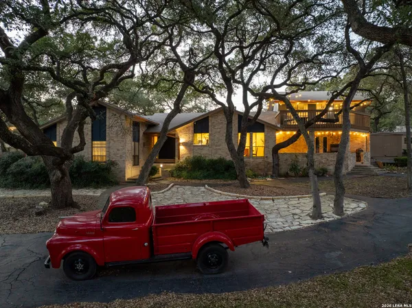 a car parked in front of a house