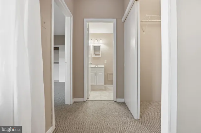 a view of empty room