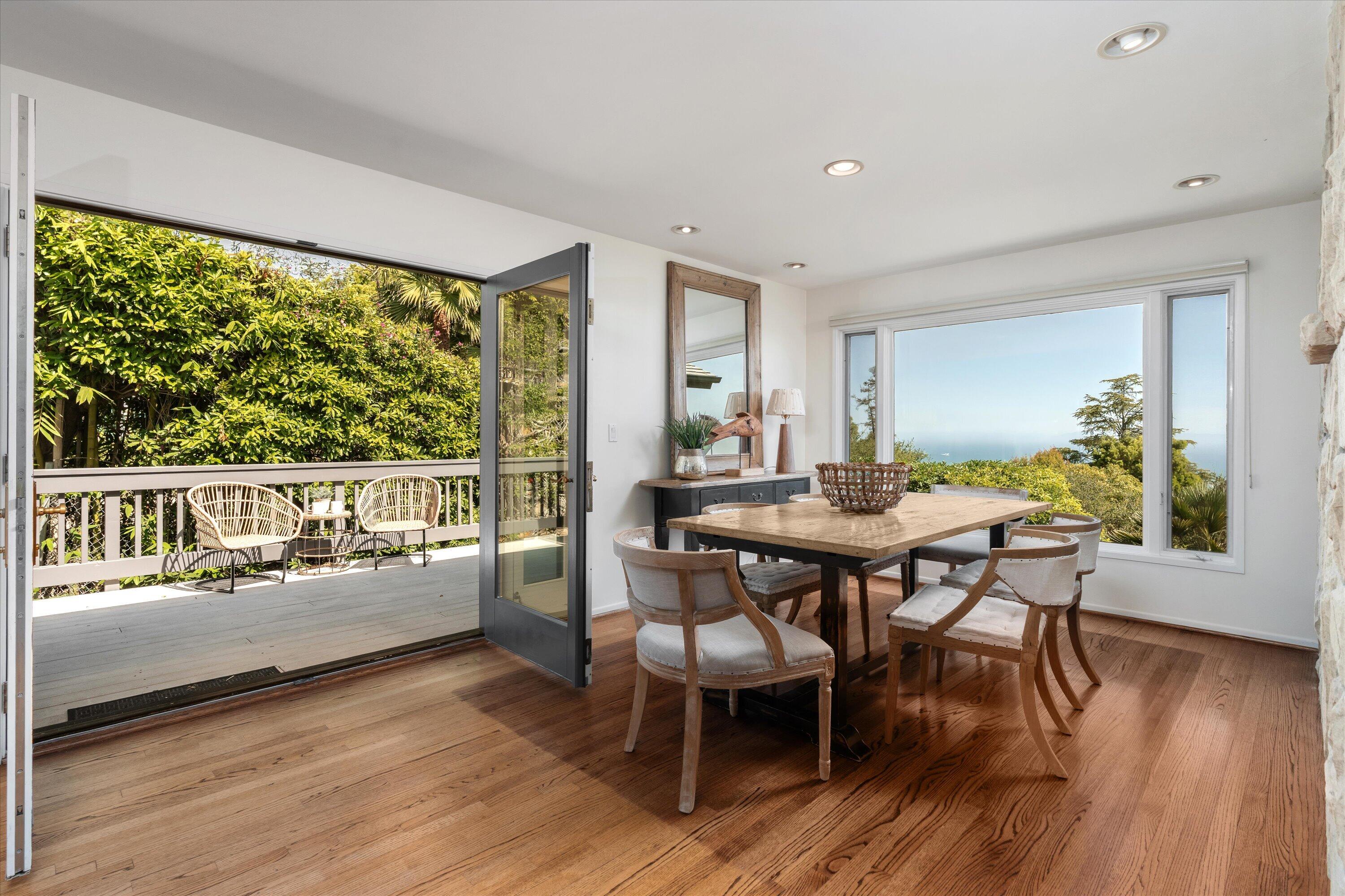 1510 Franceschi Road Santa Barbara, CA 93103 - Photo 10 of 30 dining room and deck