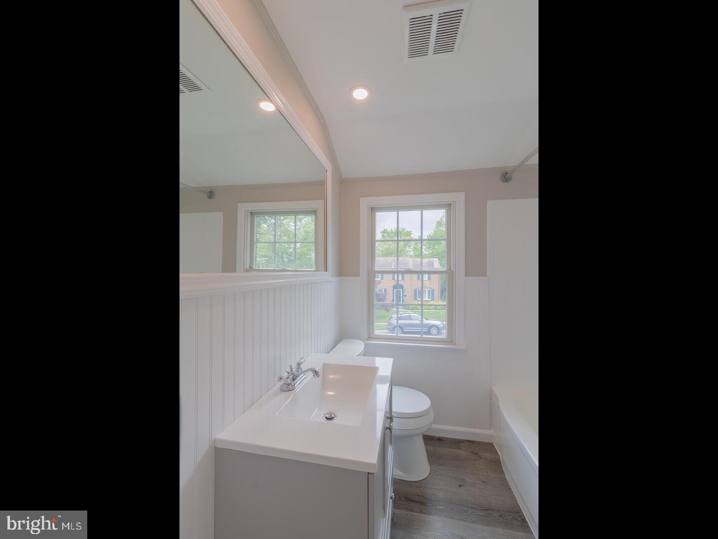 2212 Beaumont Road Wilmington, DE 19803 - Photo 22 of 27 Full Upstairs Hall Bath with Tub & New Vanity