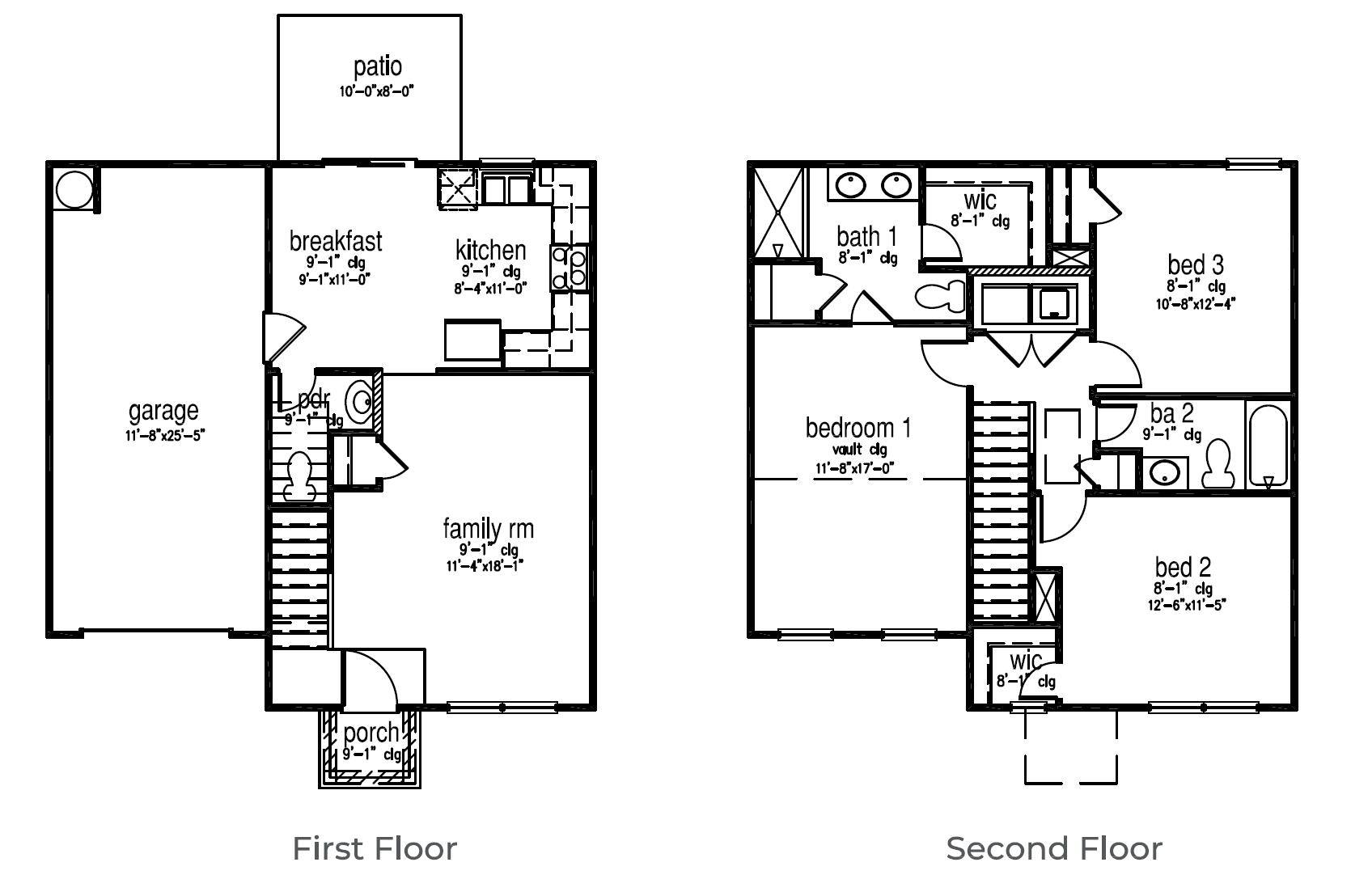 669 Perch Lane Santee, SC 29142 - Photo 9 of 35 Rachel Plan Image