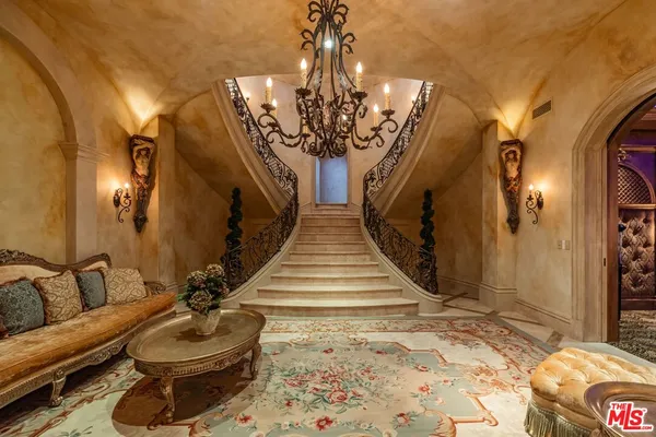 a room that has a table and a chair