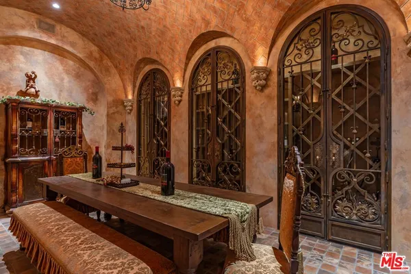 an aerial view of a house with a ocean view