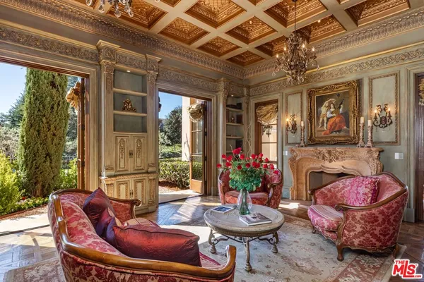 a outdoor living space with furniture and a potted plant