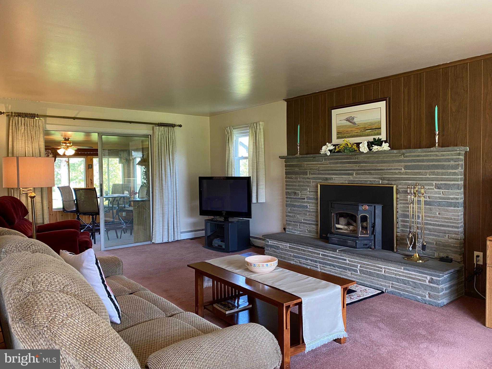 591 Beck Road Souderton, PA 18964 - Photo 3 of 35 Living Room w/ Fireplace