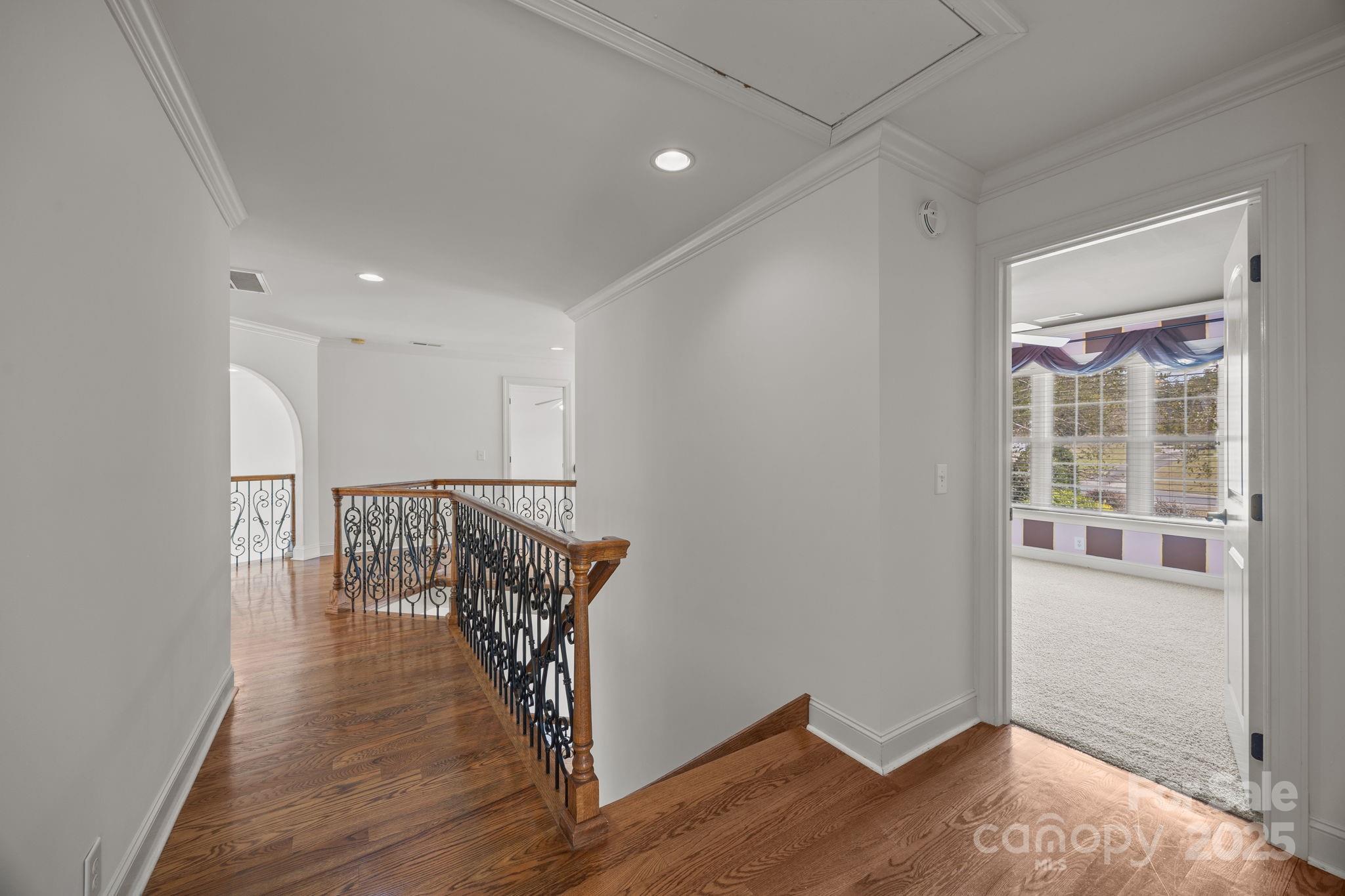 110 Devonshire Lane Salisbury, NC 28146 - Photo 20 of 48 a view of a hallway with wooden floor