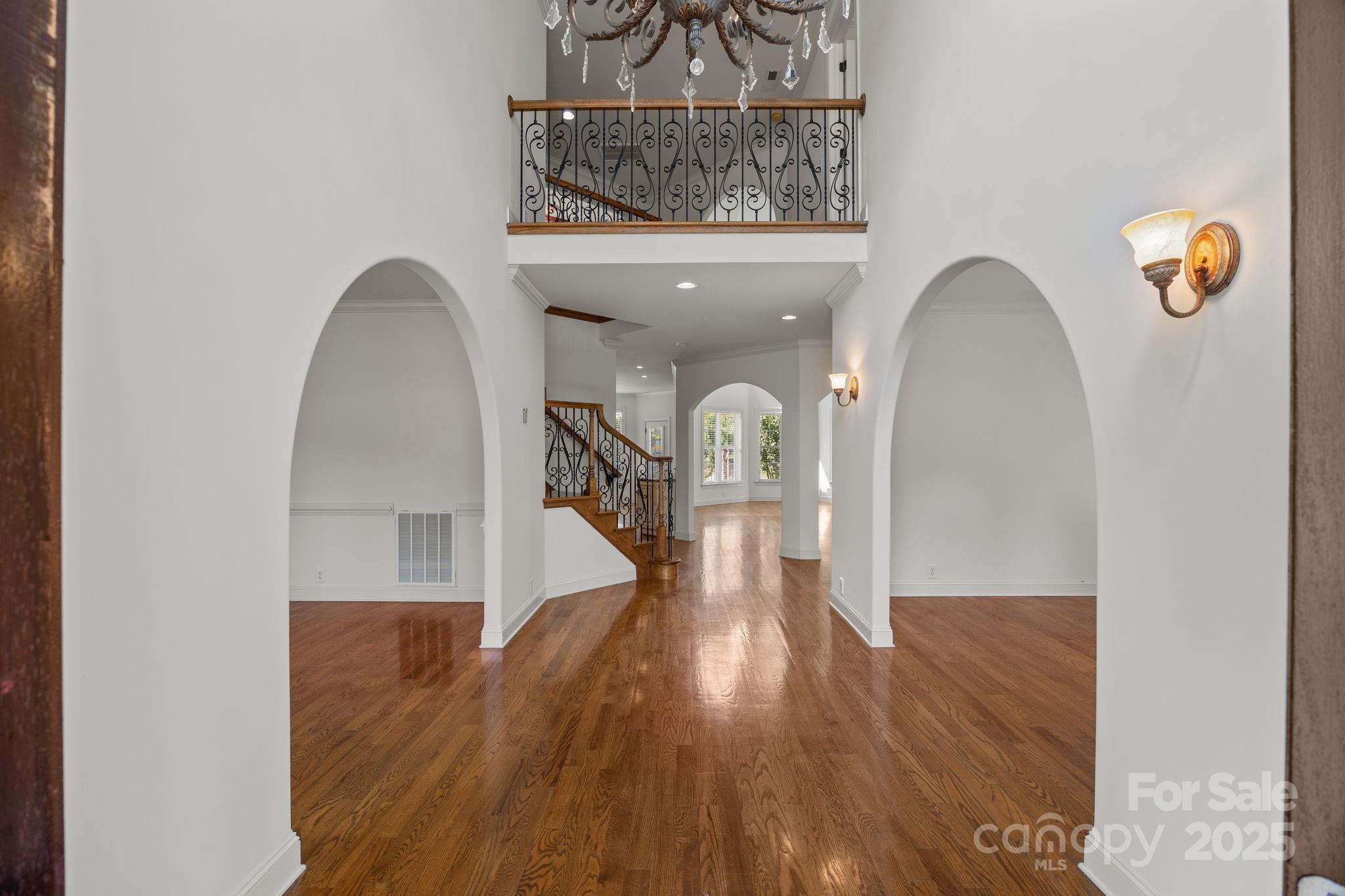 110 Devonshire Lane Salisbury, NC 28146 - Photo 3 of 48 a view of entryway with wooden floor