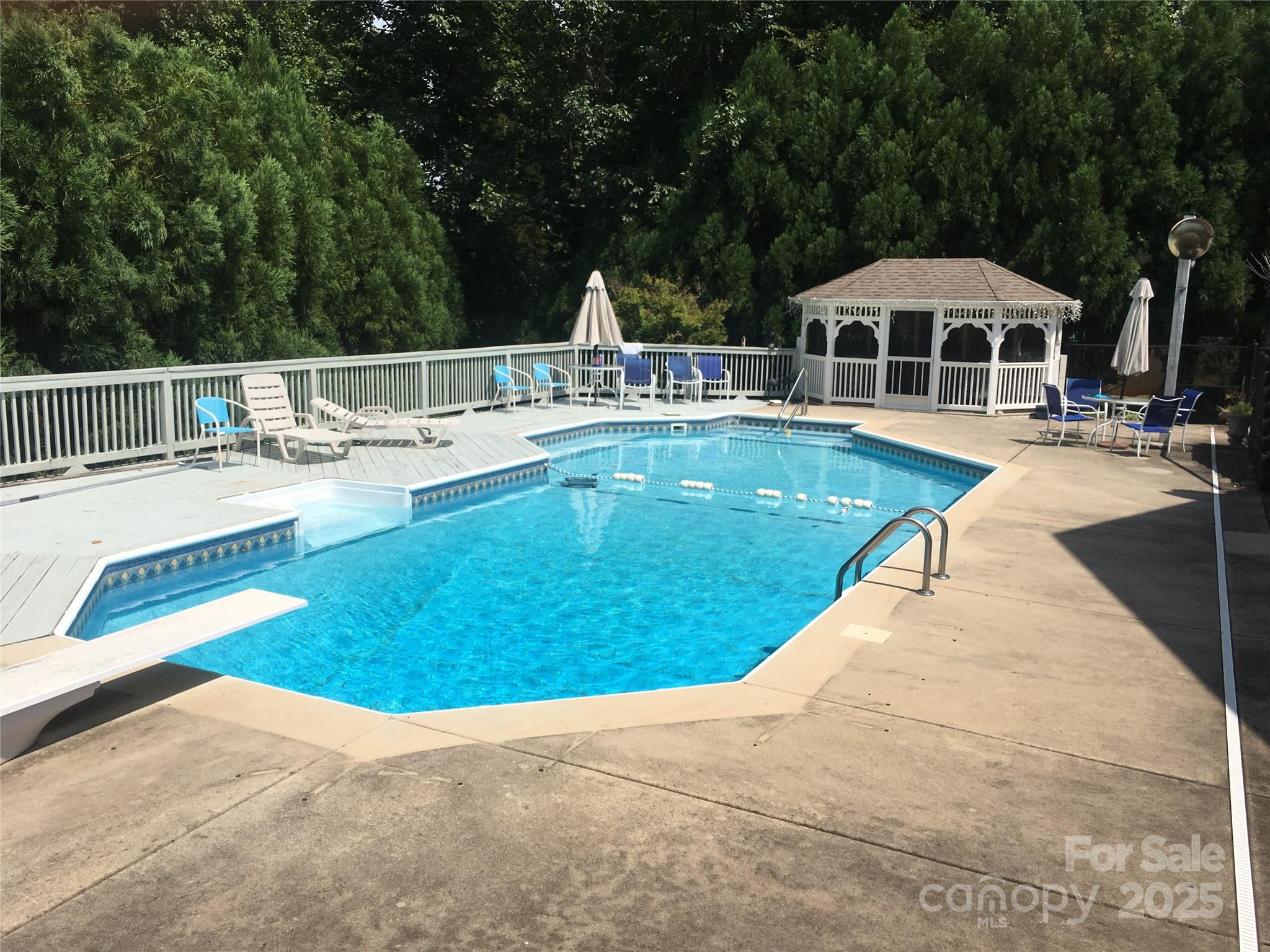 110 Devonshire Lane Salisbury, NC 28146 - Photo 42 of 48 a view of a swimming pool with lounge chair