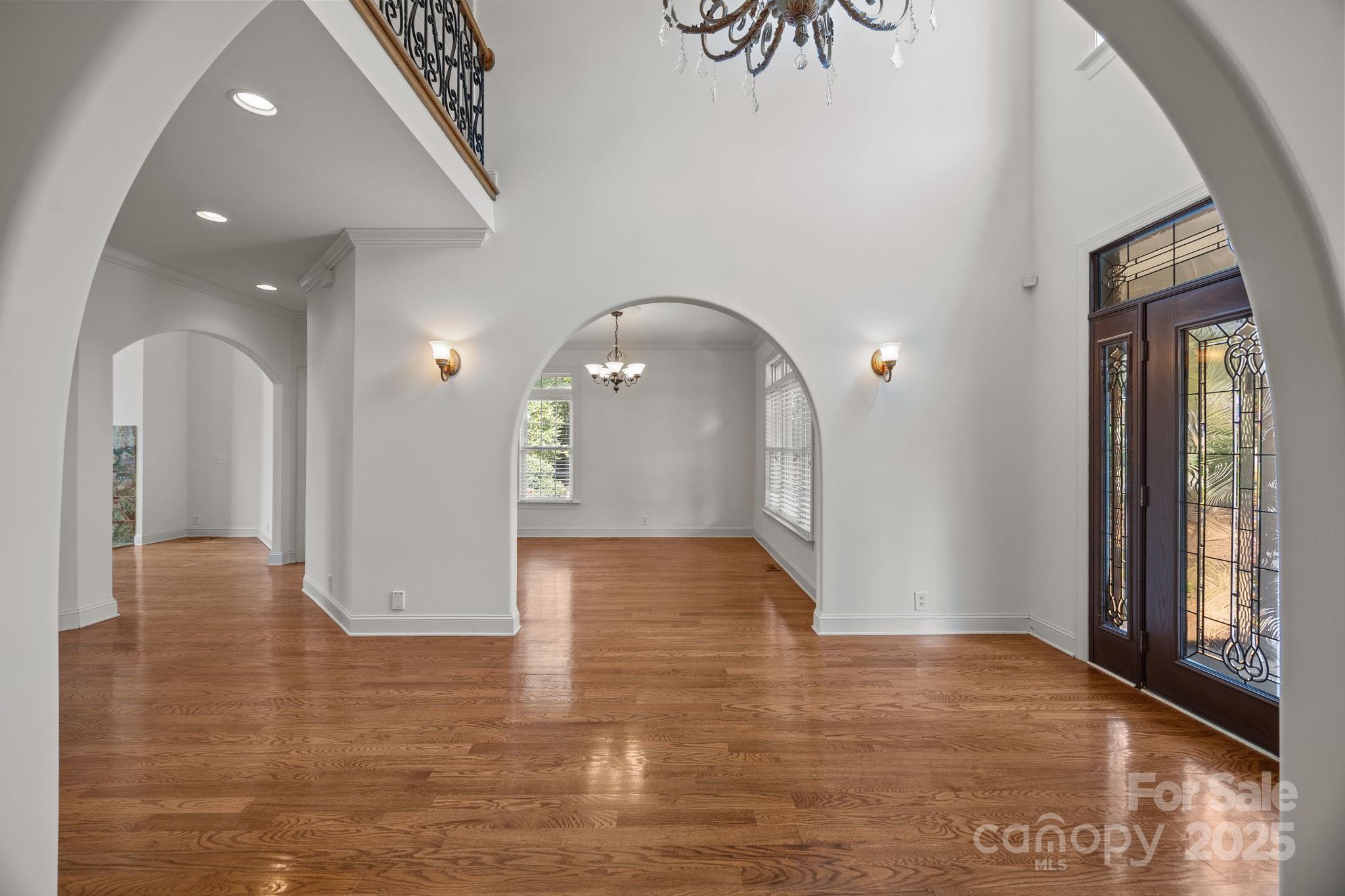 110 Devonshire Lane Salisbury, NC 28146 - Photo 5 of 48 a view of a hallway with wooden floor