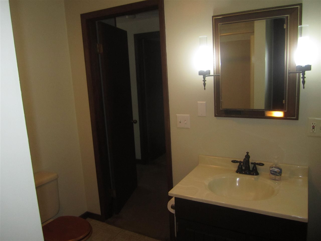 3767 Spring Center Road Garden Prairie, IL 61038 - Photo 10 of 17 a bathroom with a sink and a mirror