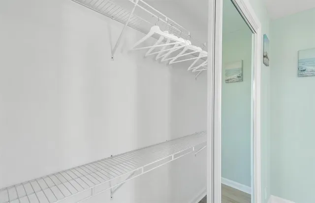 a view of walk in closet