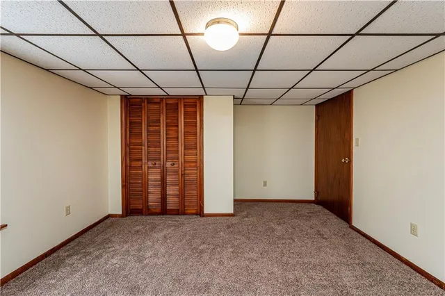 a view of a livingroom with a staircase