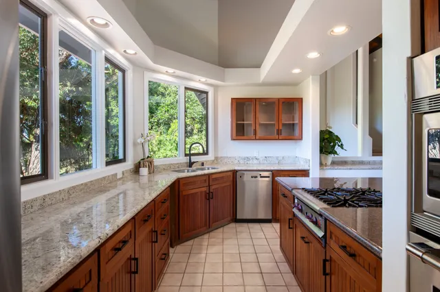a large white room with a large window