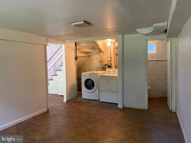 5707 Harwick Road Bethesda, MD 20816 - Photo 19 of 32 LL laundry located under stairway, 1/2 BA