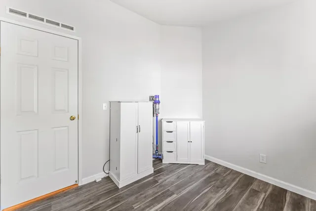 wooden floor in an empty room
