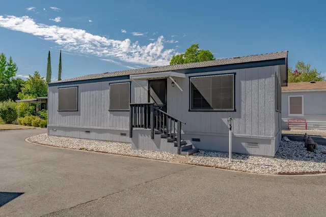 a house view with a outdoor space