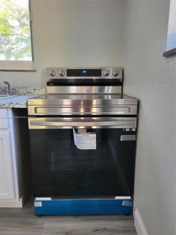 a close view of appliances