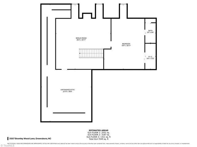 $1,300,000 | 3507 Bromley Wood Lane, Greensboro, NC 27410