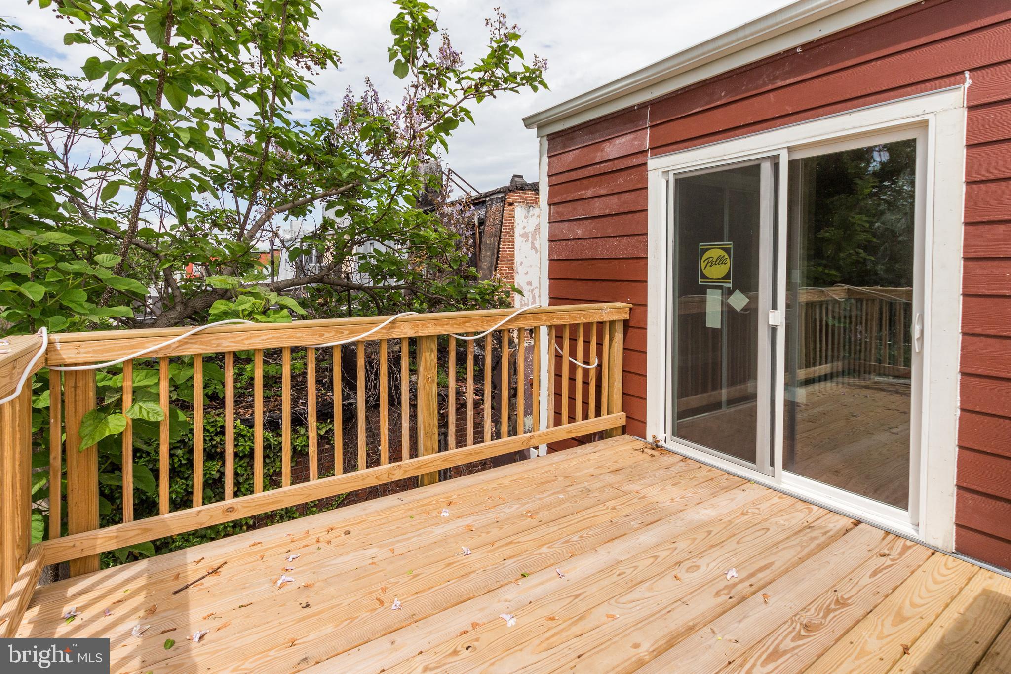 1324 Aisquith Street Baltimore, MD 21202 - Photo 28 of 47 a view of wooden balcony