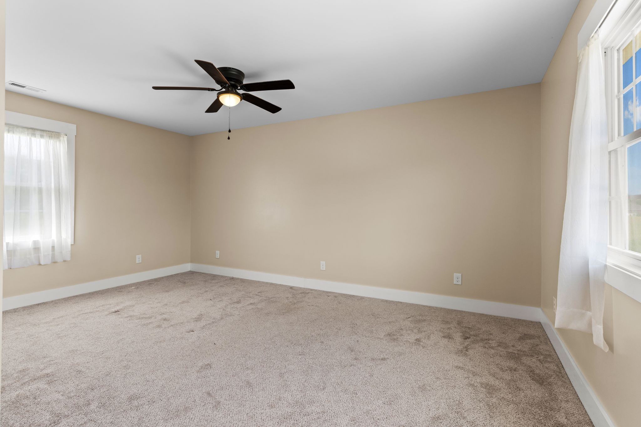5216 Highway 161 Springfield, TN 37172 - Photo 17 of 31 an empty room with windows and fan