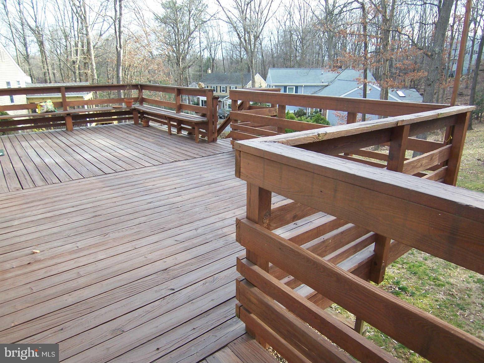 1828 Post Oak Trail Reston, VA 20191 - Photo 9 of 11 Deck-Spans Across Back of House
