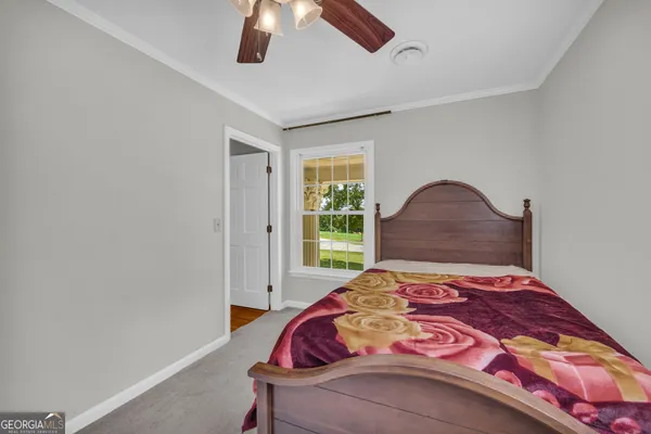 a view of yard with swimming pool