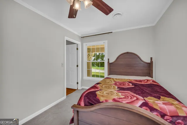 a view of yard with swimming pool