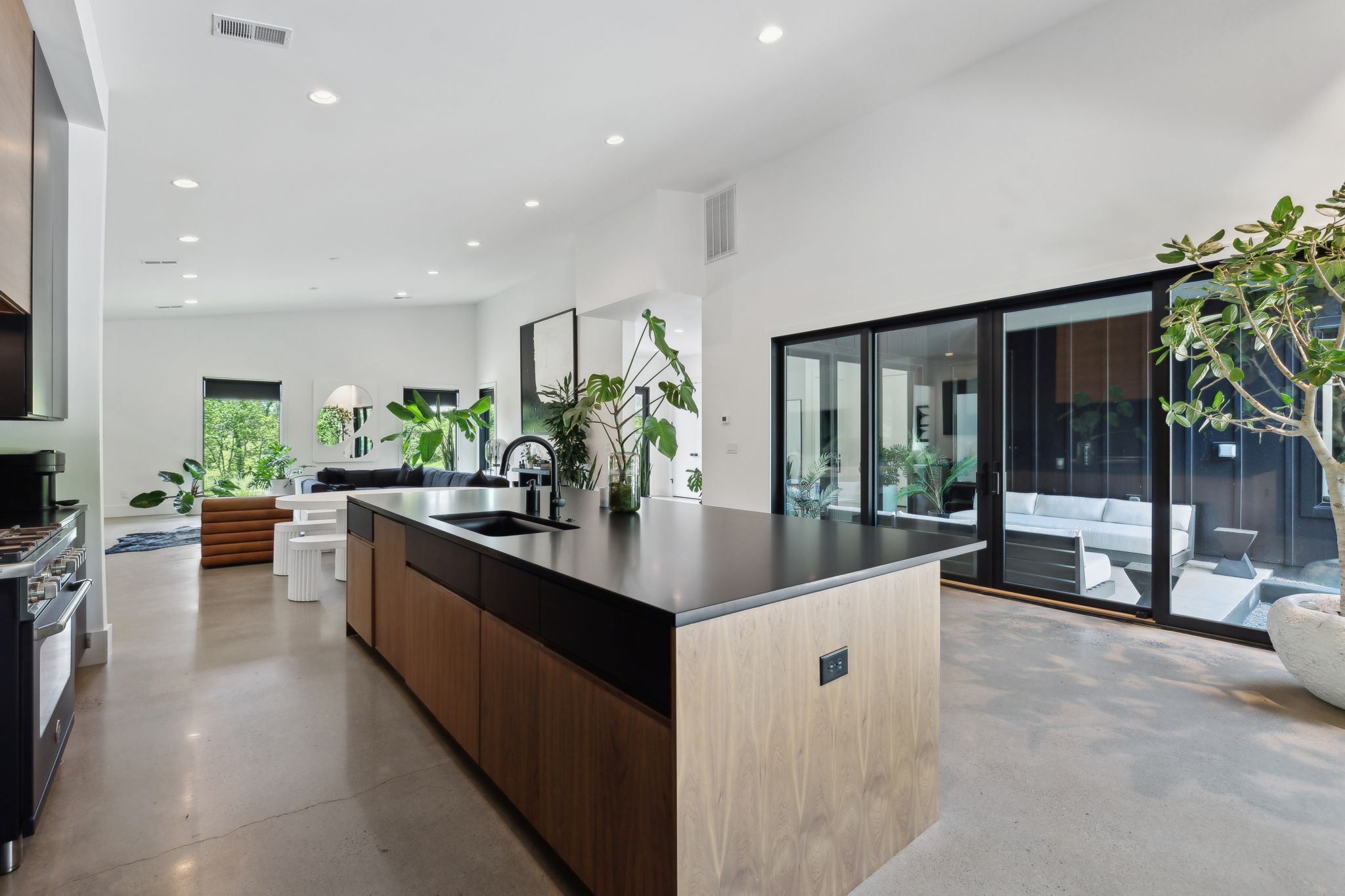 4160 Clovercroft Road Franklin, TN 37067 - Photo 46 of 62 a kitchen with counter top space and living room