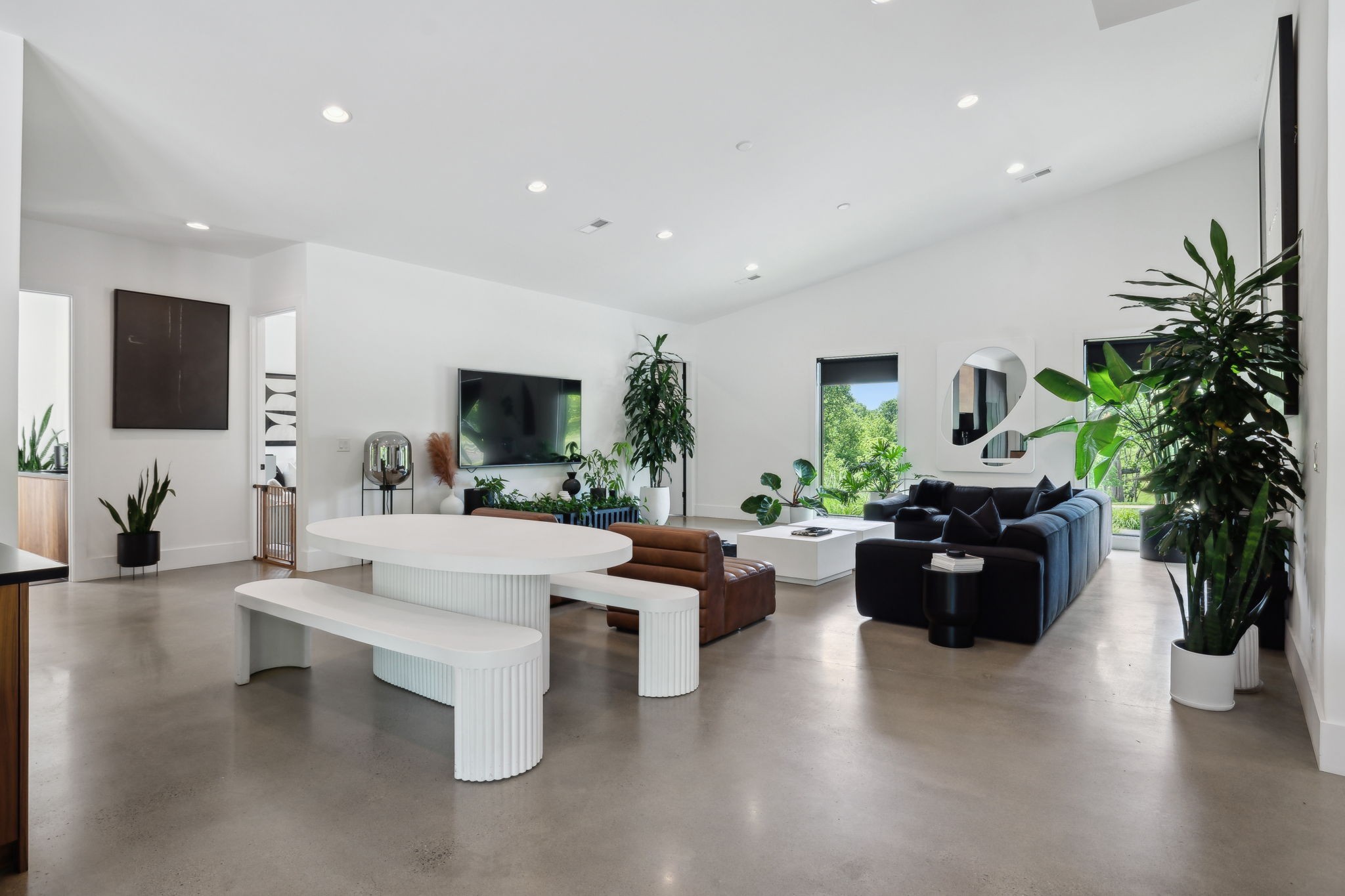 4160 Clovercroft Road Franklin, TN 37067 - Photo 49 of 62 a living room with furniture and a flat screen tv