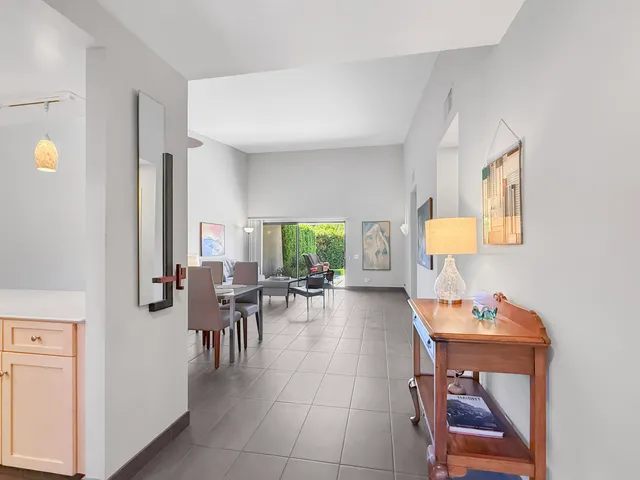 a room with furniture and a window