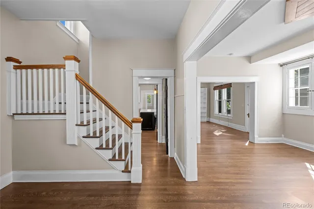 a view of front door