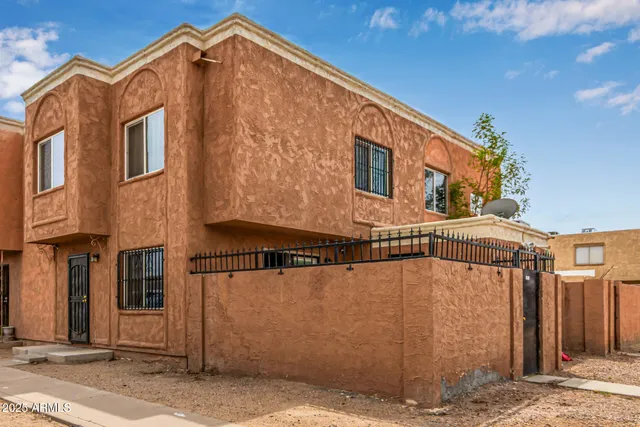 a view of a building with a outdoor space