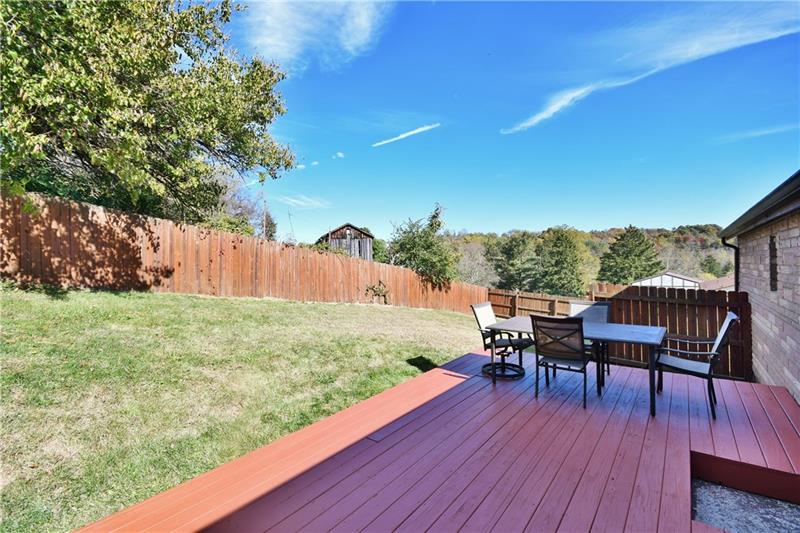 340 Ewing Road Carnegie, PA 15106 - Photo 3 of 24 Recently painted back deck off of the kitchen , great for grilling, entertaining.