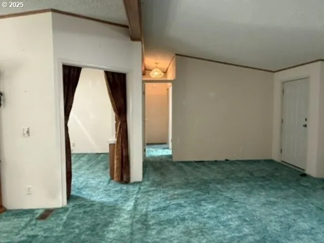 an empty room with window