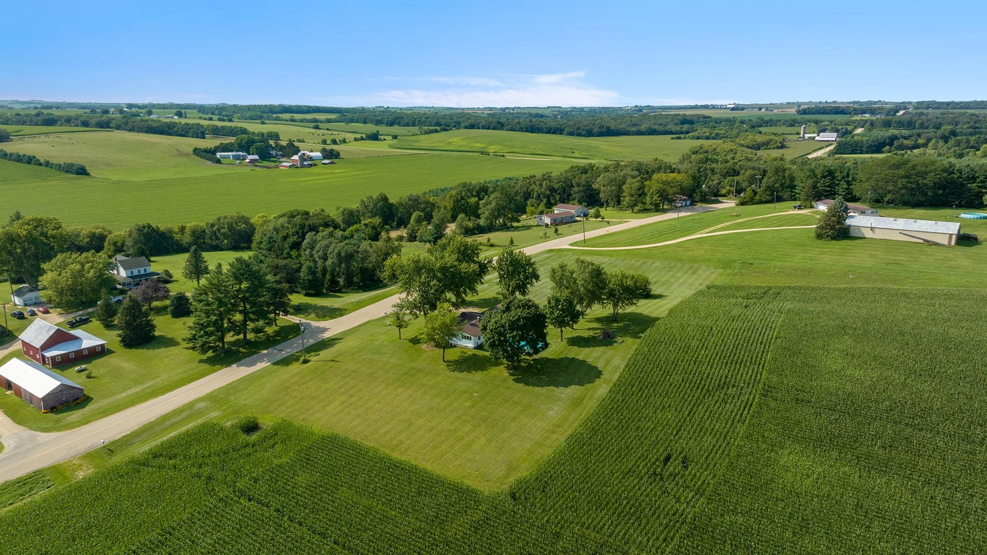9807 North Leaf River Road Leaf River, IL 61047 - Photo 35 of 37 a view of a golf course with a lake view