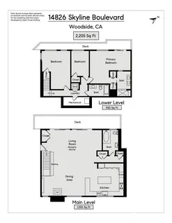$1,350,000 | 14826 Skyline Boulevard, Unit 1, Woodside, CA 94062