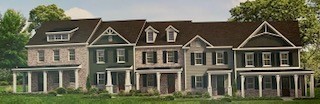 a aerial view of a house