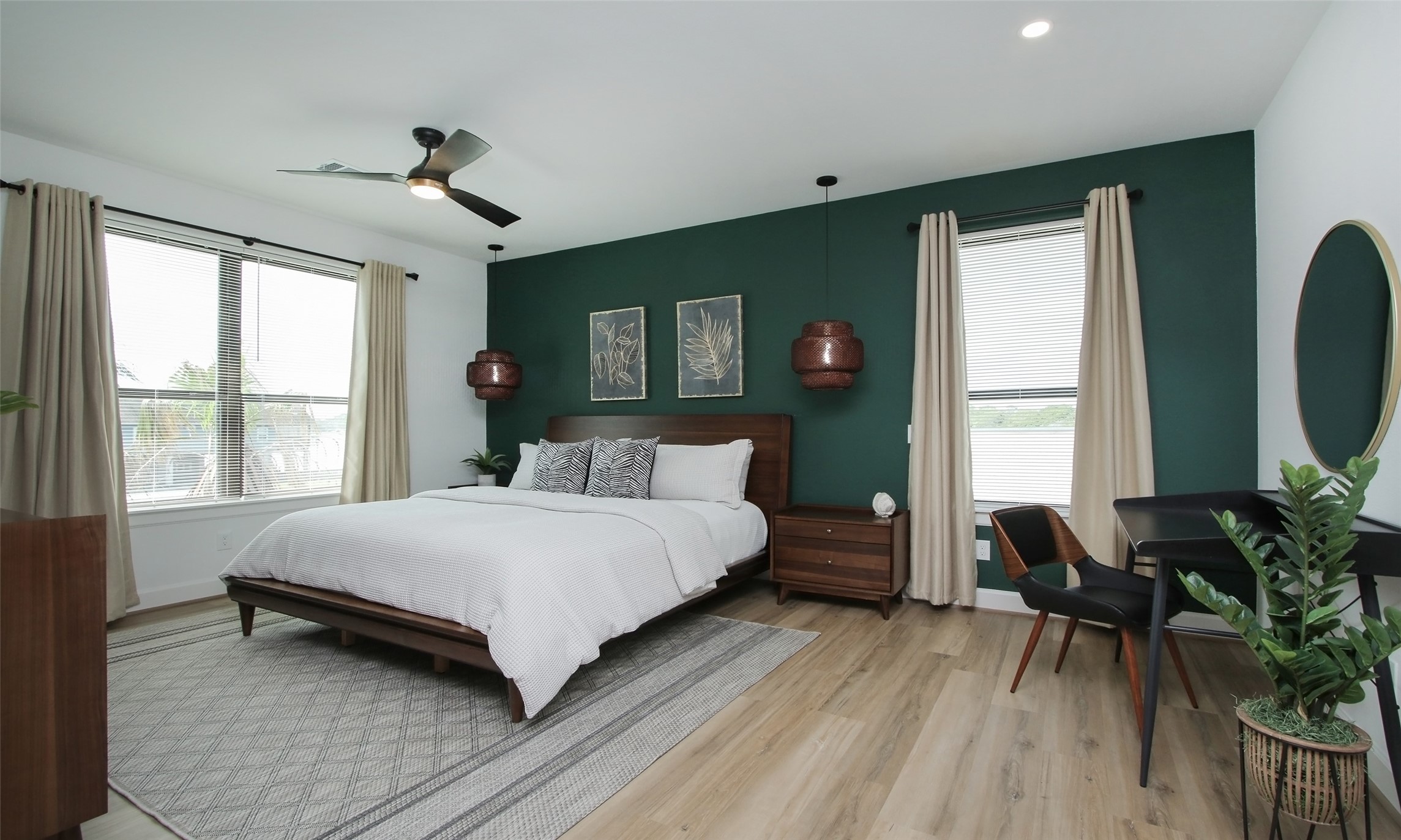 1817 Todville Road Seabrook, TX 77586 - Photo 4 of 27 a bedroom with a large bed and a large window