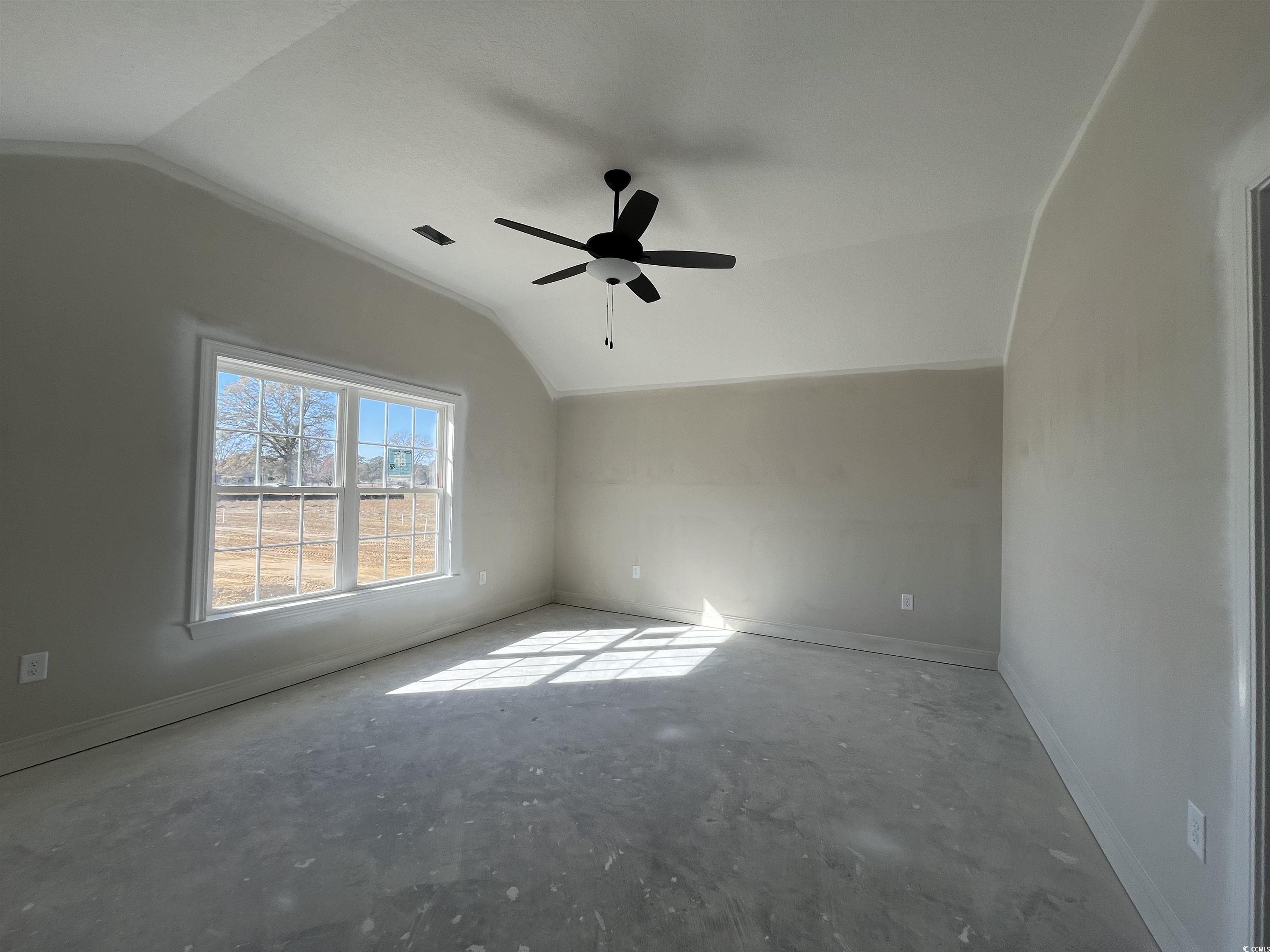 8193 Kerl Road Aynor, SC 29511 - Photo 8 of 11 Bonus room with ceiling fan and lofted ceiling