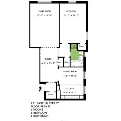 a view of empty room