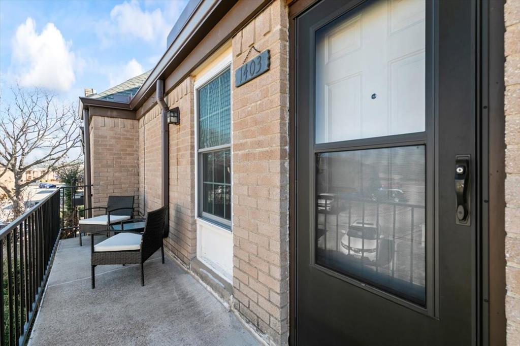 4100 Ridglea Country Club Drive, Unit 1403 Fort Worth, TX 76126 - Photo 14 of 17 a backyard of a house with outdoor seating