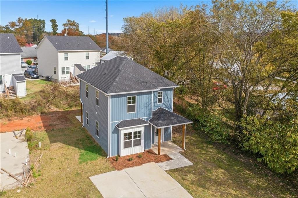 100 Hixville Road Aragon, GA 30104 - Photo 26 of 26 a aerial view of a house with a yard