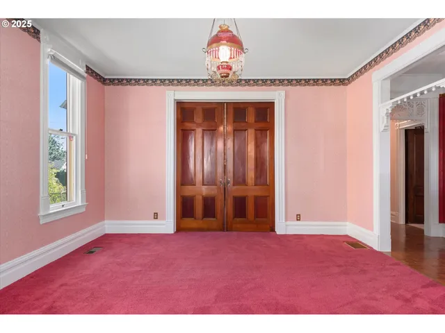 a view interior of the house and wooden floor