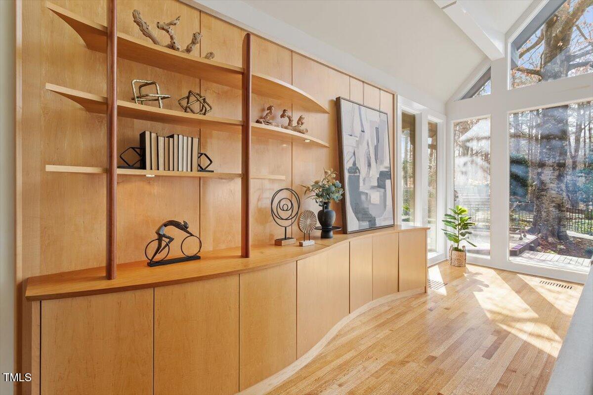 10729 Trego Trail Raleigh, NC 27614 - Photo 17 of 65 Custom-Designed Maple and Cherry Built-in Cabinets crafted in Belgium