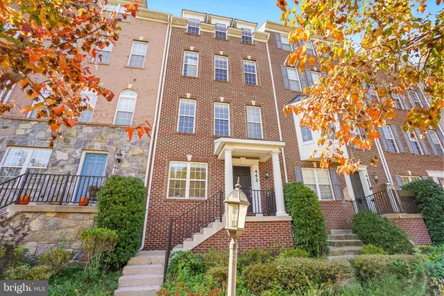 front view of a brick building